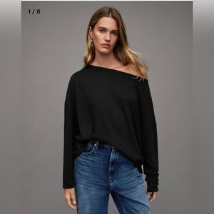 All Saints Rita long sleeve t shirt